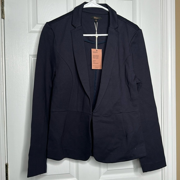 Quince Jackets & Blazers - Quince | Navy Women’s Ultra Stretch Ponte Blazer